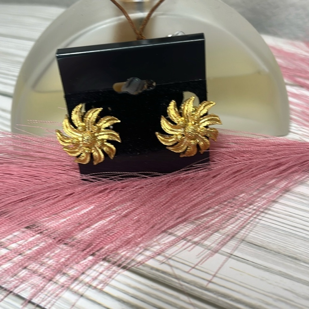 Gold Vintage Earrings 2/$12
